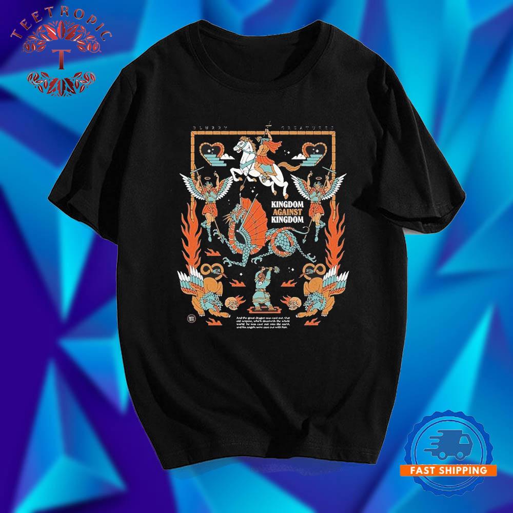 Blurry Creatures Kingdom Against Kingdom T Shirts