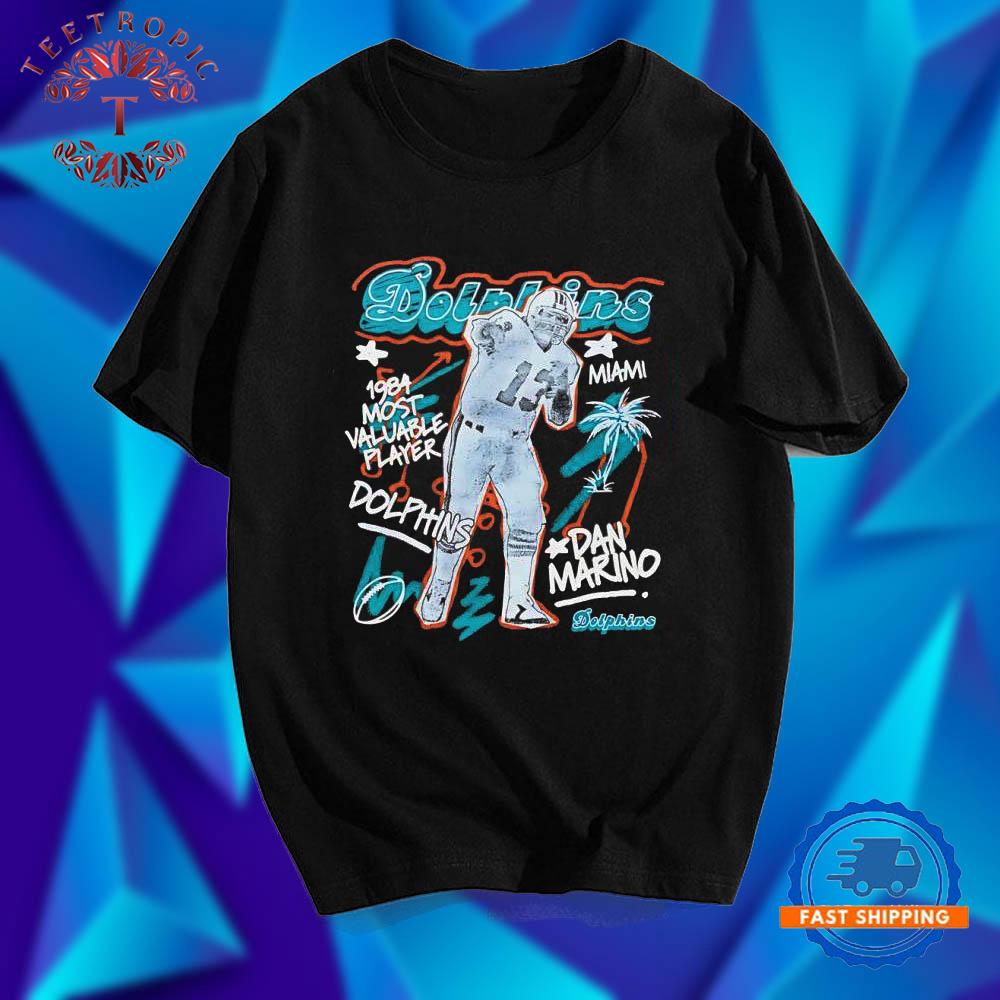 Dan Marino MVP Miami Dolphins Chalked Up 1984 most valuable player T Shirts
