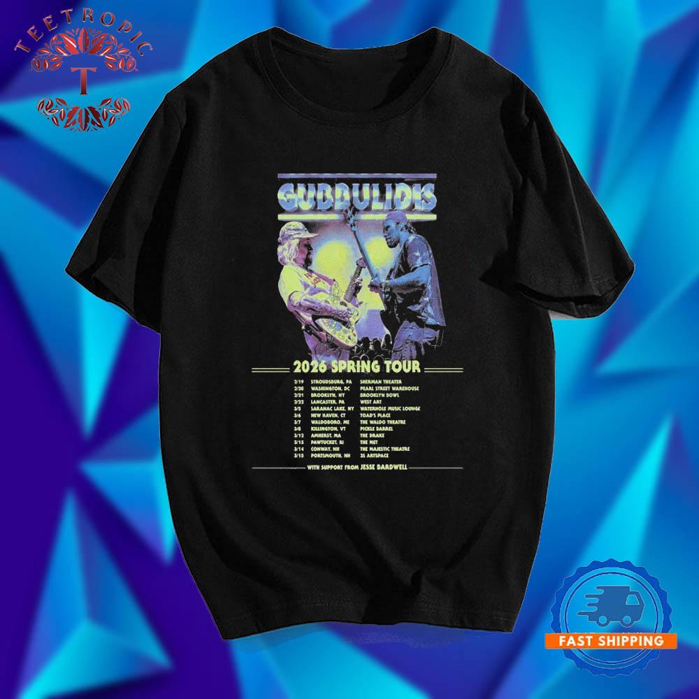 Gubbulidis Spring Tour 2026 Feb 20 Washington DC T Shirts