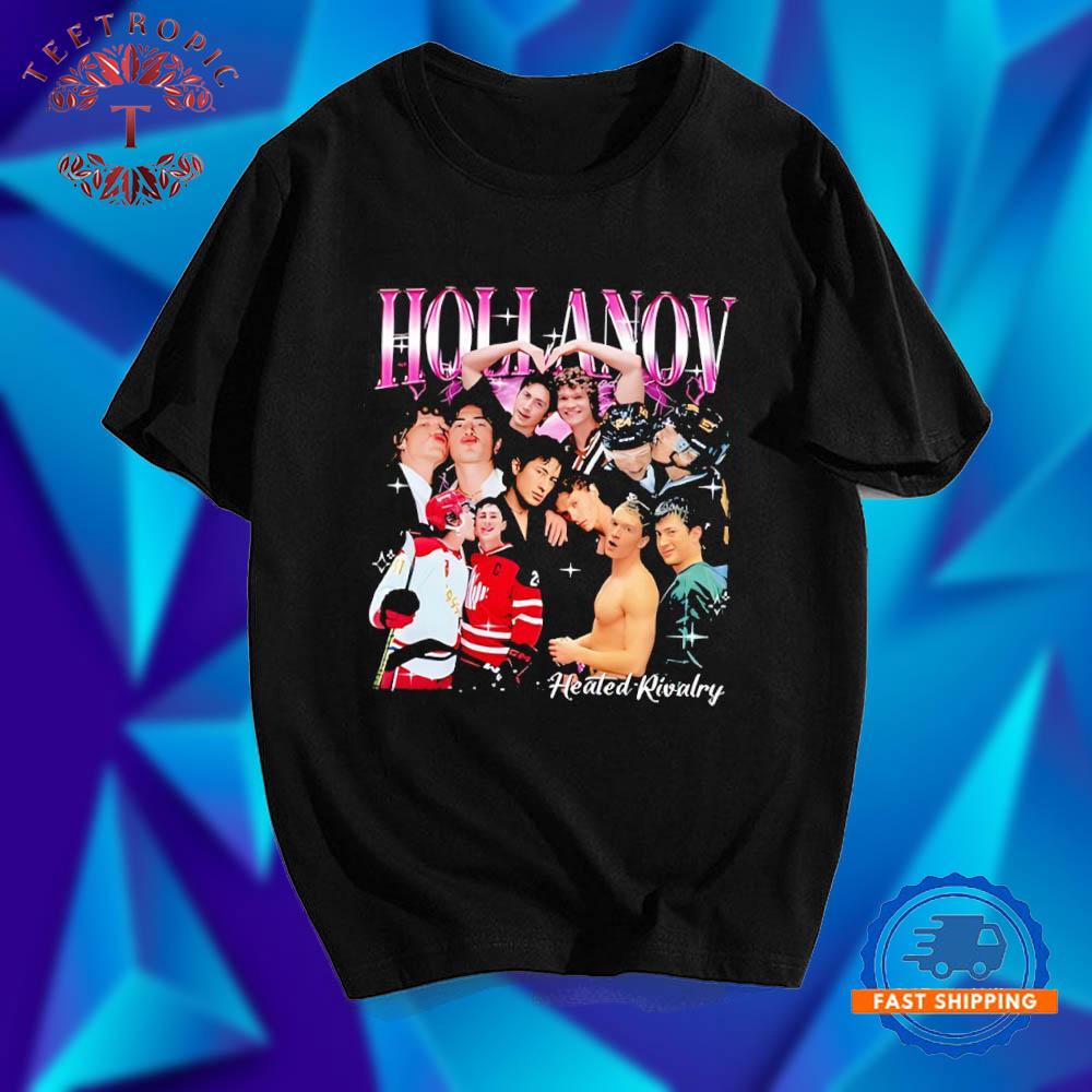 Ilya Rozanov and Shane Hollander Hollanov Heated Rivalry Hockey romance graphic T Shirts