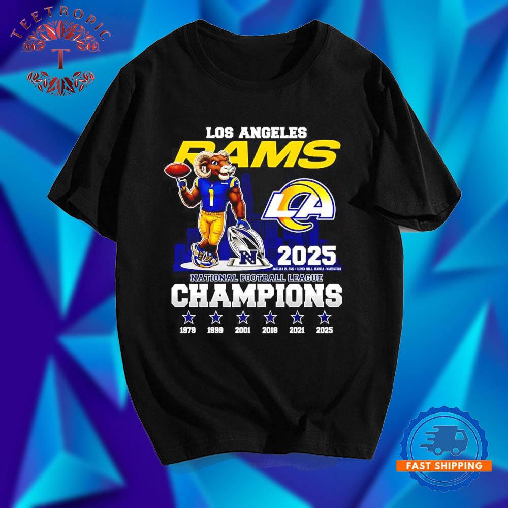 Los Angeles Rams NFL Champions official of years T Shirts