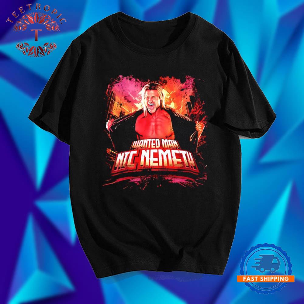Nic Nemeth Most Wanted graphic T Shirt
