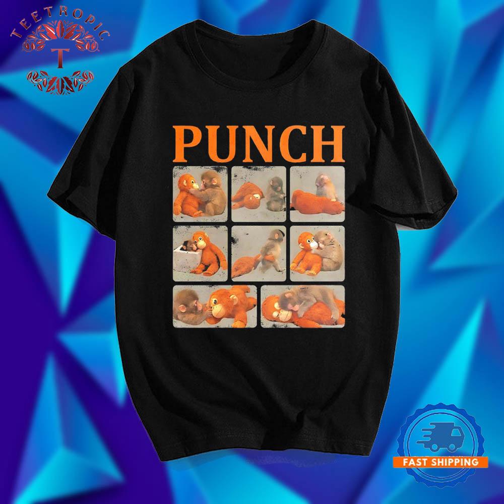 Punch monkey meme T Shirts