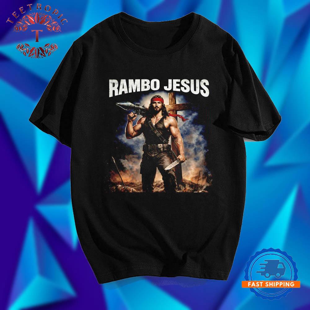 Rambo Jesus T Shirts