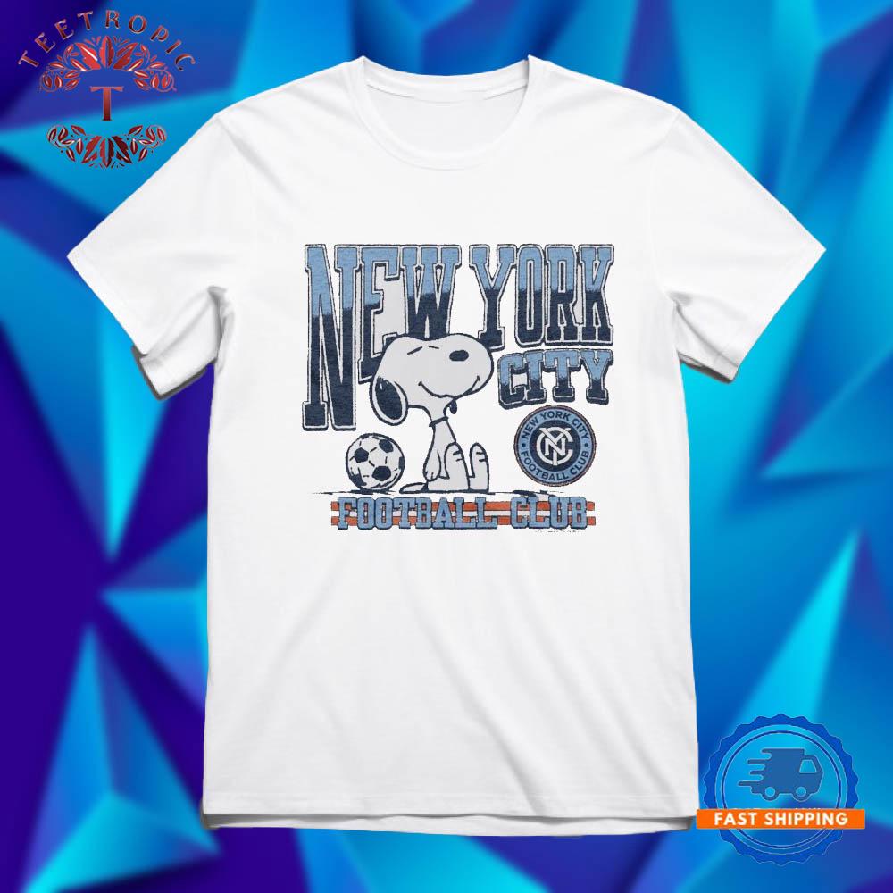 The Peanuts Snoopy x New York City FC T Shirts