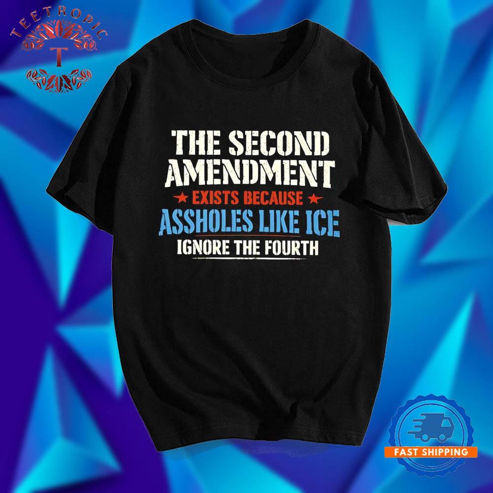 The second amendment exists because assholes like ice ignore the fourth T Shirts