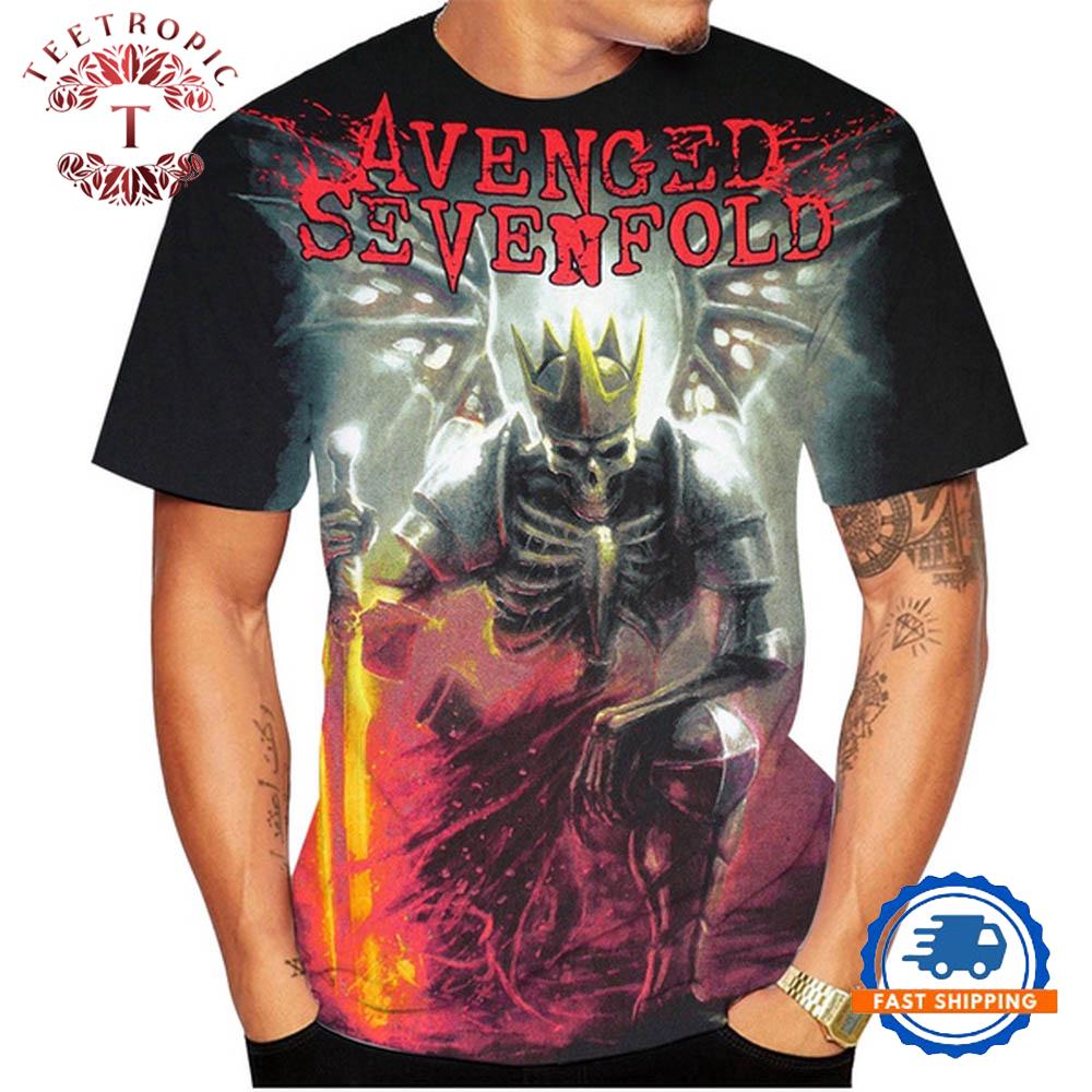 Avenged Sevenfold City of Evil 3D T-Shirt