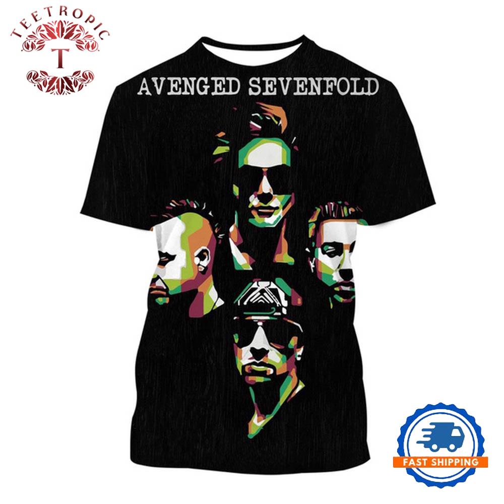 Avenged Sevenfold Graphic Unisex 3D T-Shirt