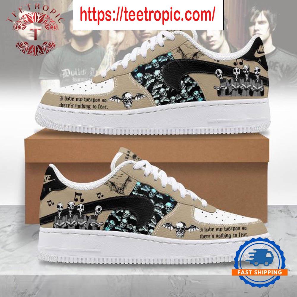 Avenged Sevenfold I Have My Weapon So There’s Nothing To Fear Air Force 1 Shoes Sneaker