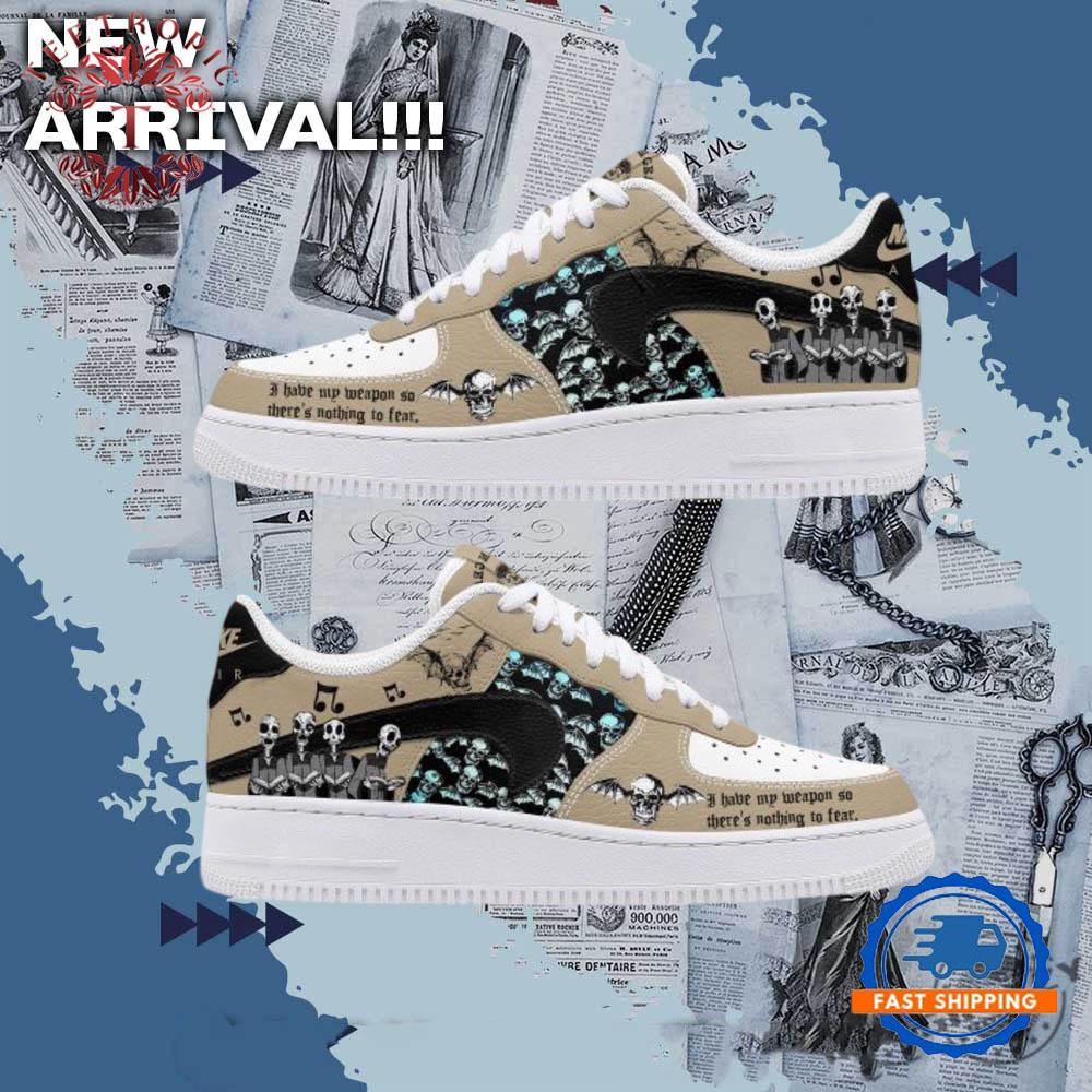 Avenged Sevenfold I Have My Weapon So Theres Nothing To Fear Air Force 1 Shoes Sneaker