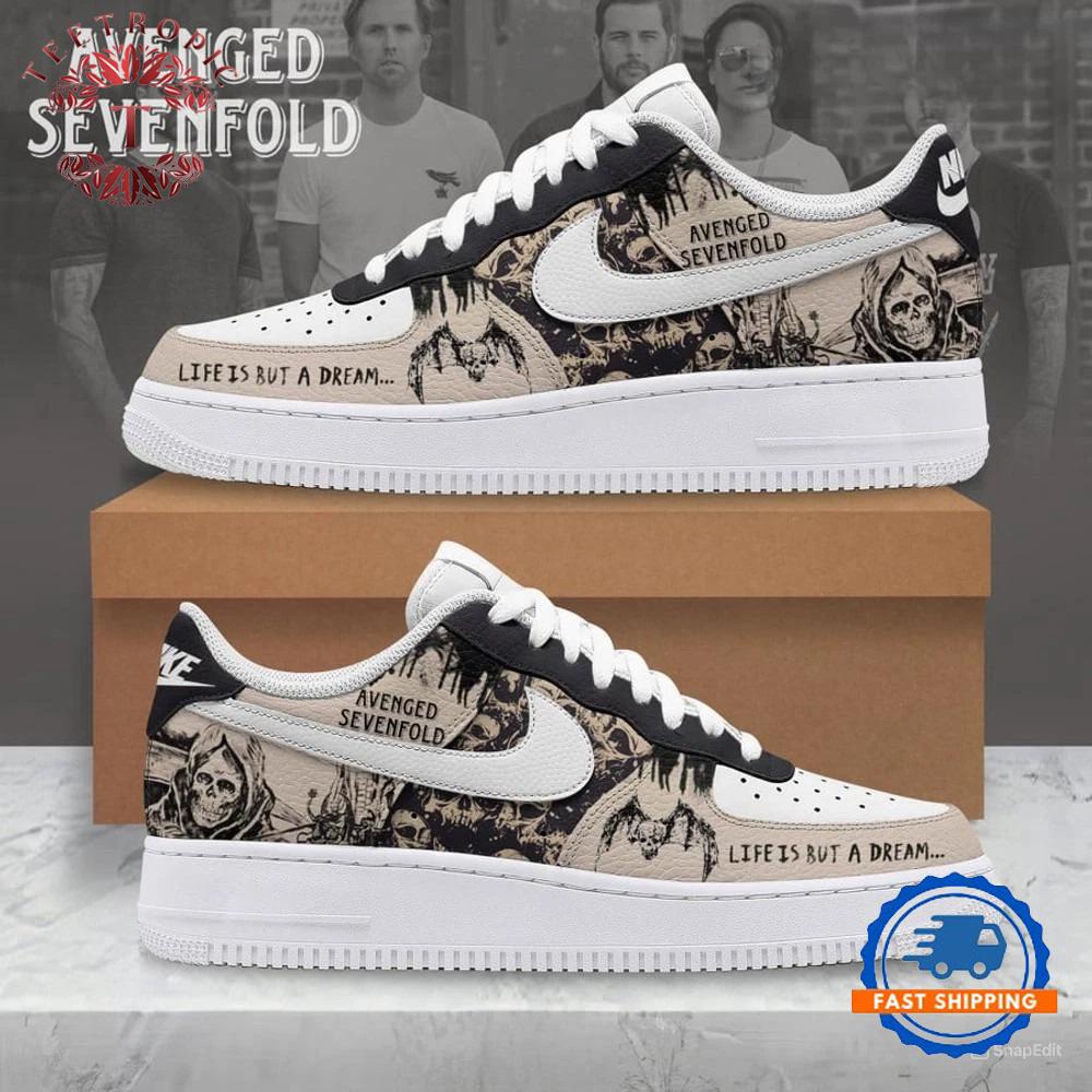 Avenged Sevenfold Life is But a Dream Air Force 1 Shoes Sneaker