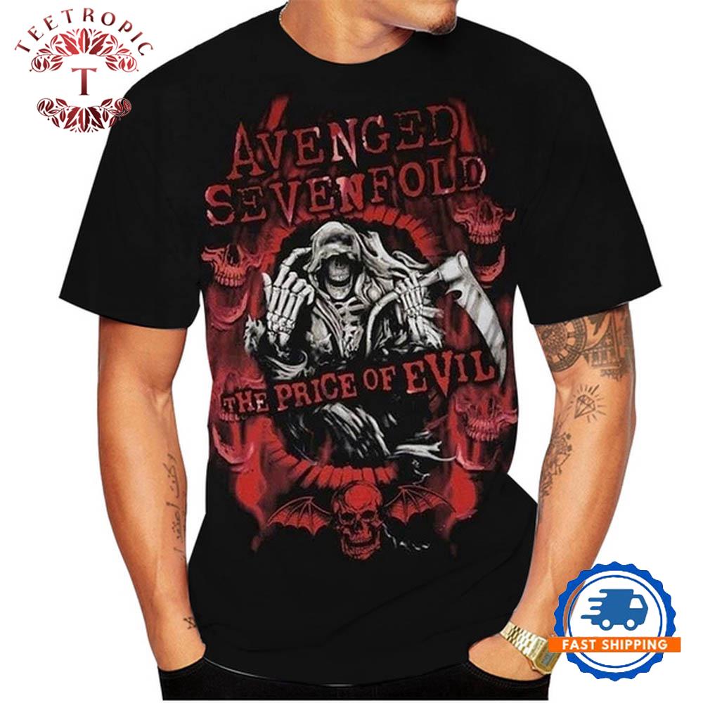 Avenged Sevenfold Unisex Cool 3D T-Shirt