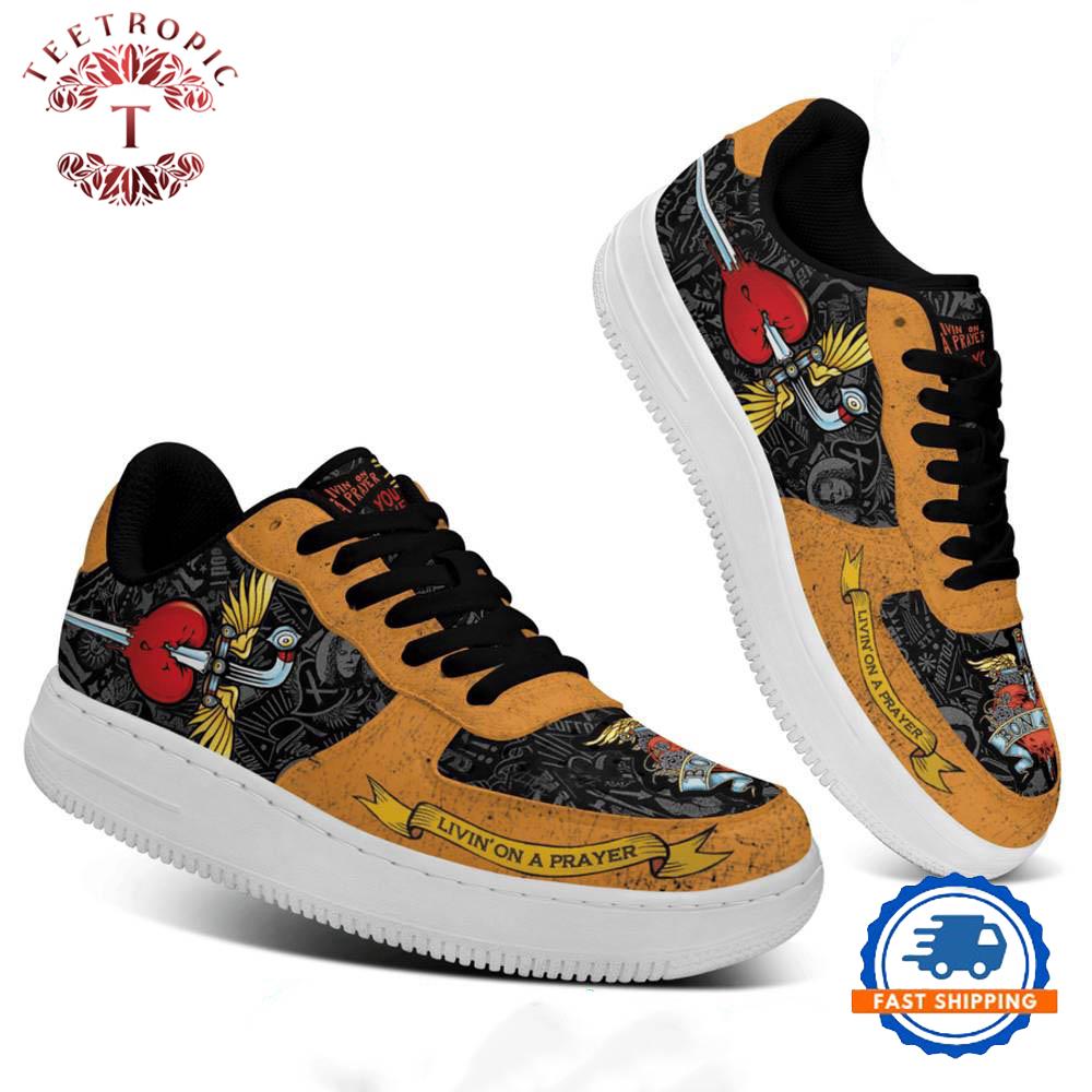 Bon Jovi Air Force 1 Shoes Sneaker