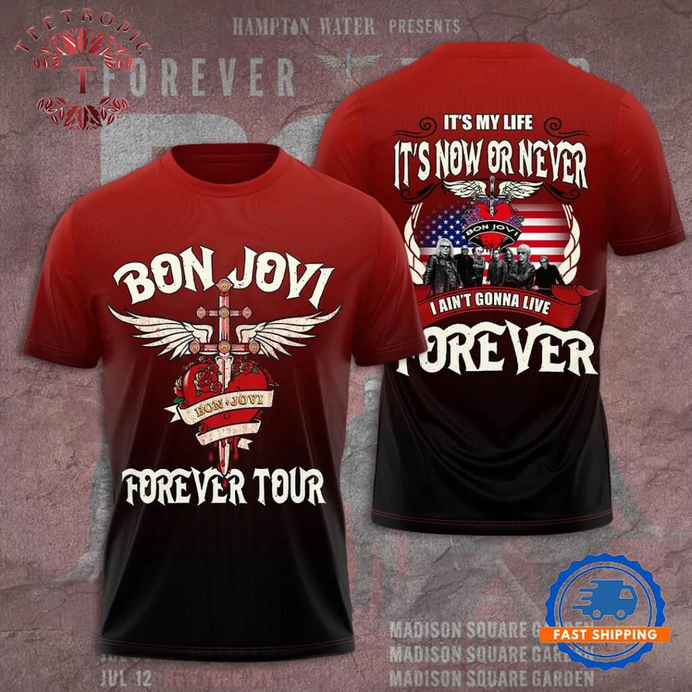 Bon Jovi Rock Legends 3D T-Shirt