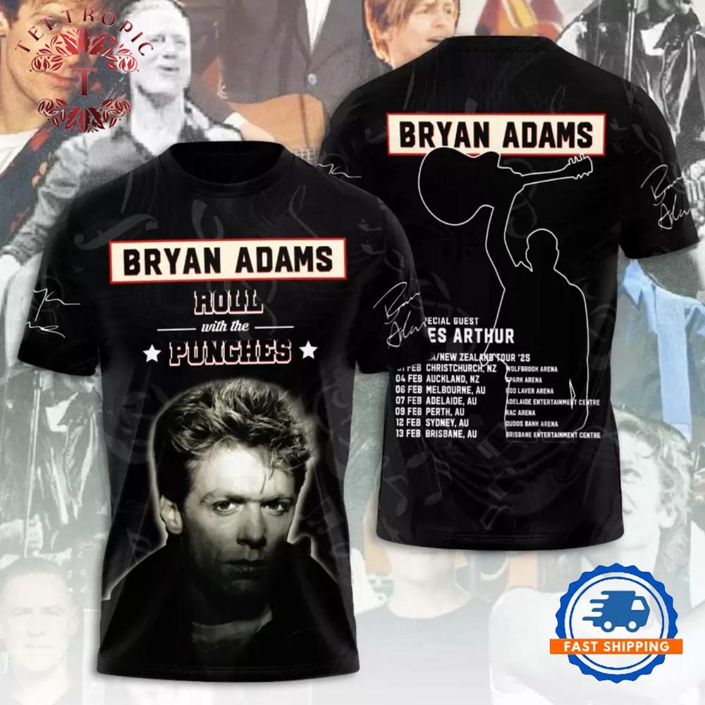 Bryan Adams 3D All Over Printed T Shirt