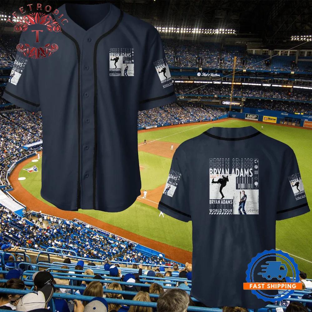 Bryan Adams Music Baseball Jerseys