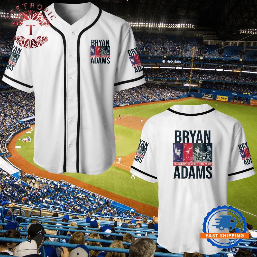 Bryan Adams Music Fan Gift Baseball Jersey
