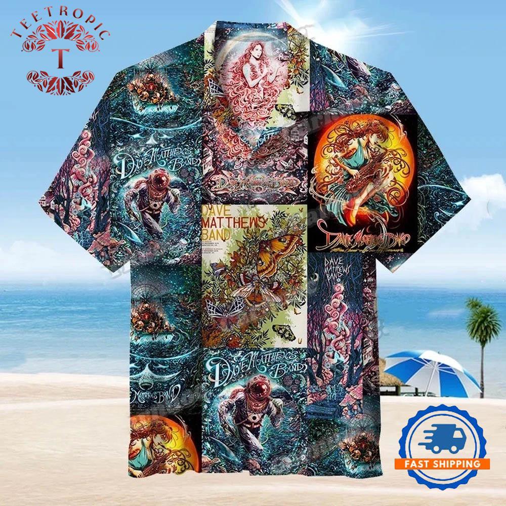 Dave Matthews Band Legend Rock Hawaiian Shirt