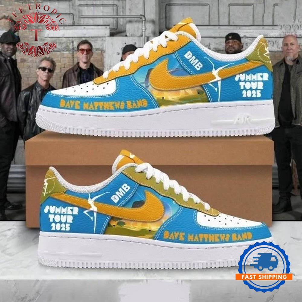 Dave Matthews Band Summer Tour 2025 Air Force 1 Shoes Sneaker