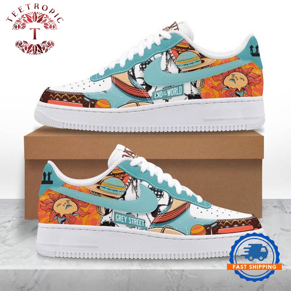 Dave Matthews Band The End Of The World Grey Street Air Force 1 Shoes Sneaker