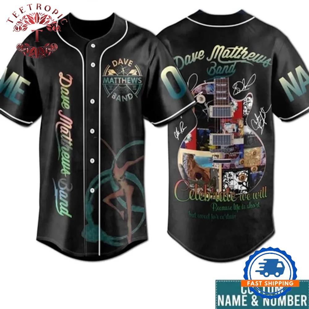 Dave Matthews Band We Will Celebrate Baseball Jersey