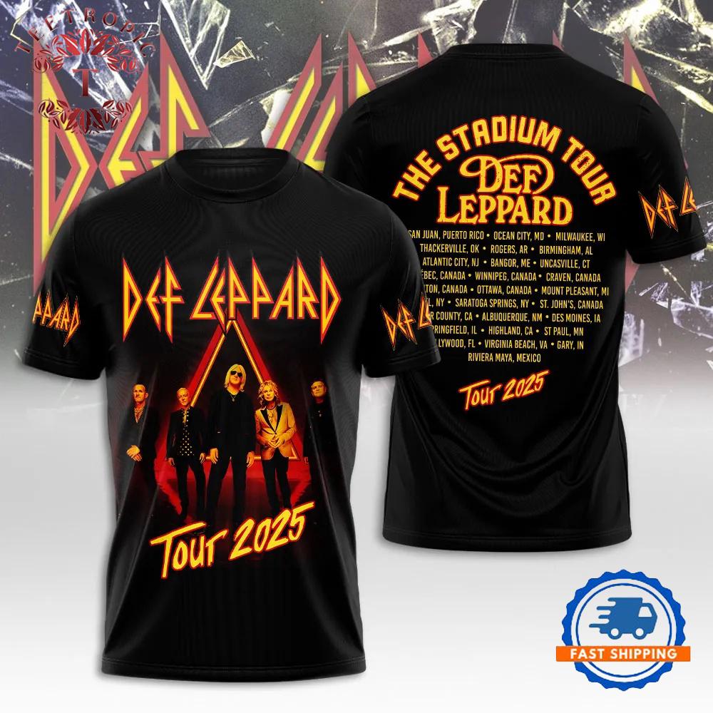 Def Leppard Animal Song Inspired 3D T-Shirt
