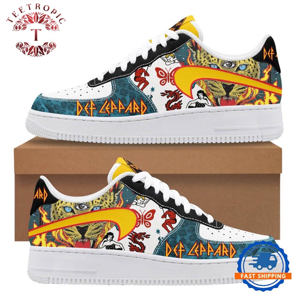 Def Leppard Band Air Force 1 Sneaker