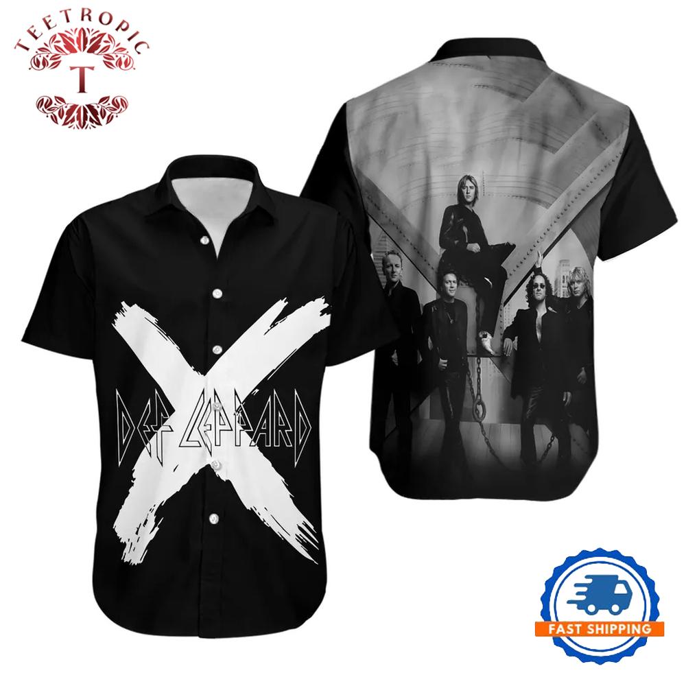 Def Leppard X Album Hawaiian Shirt