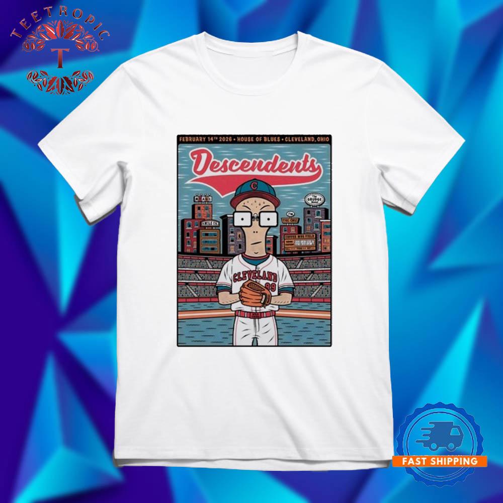 Descendents X Cleveland Guardians At House Of Blues On Feb 14 2026 T Shirts