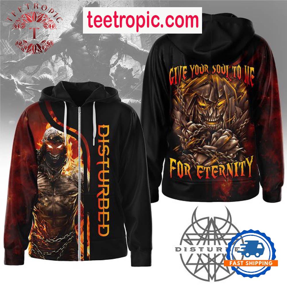 Disturbed Give Your Soul To Me For Eternity Hoodie