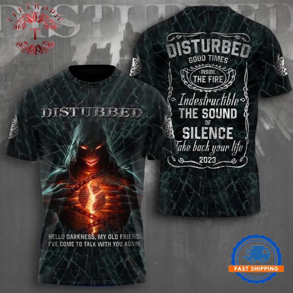 Disturbed Music Band 3D T-Shirt