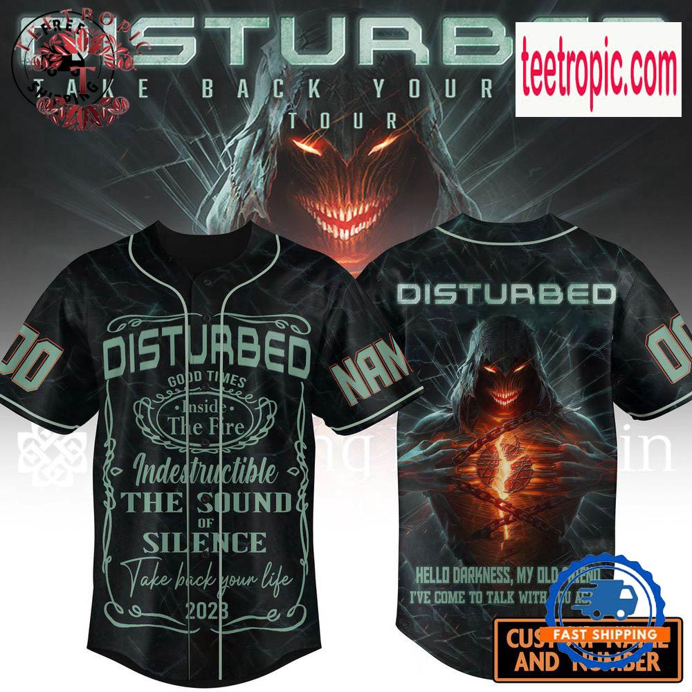 Disturbed Music Band Baseball Jersey