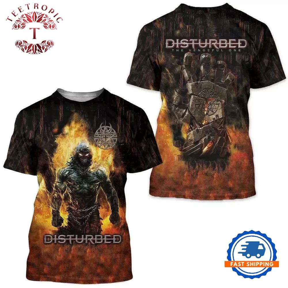 Disturbed The Vengeful One 3D T Shirt