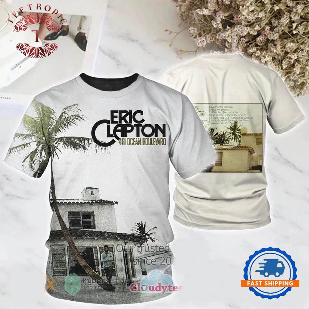 Eric Clapton 461 Ocean Boulevard Album 3D T Shirt