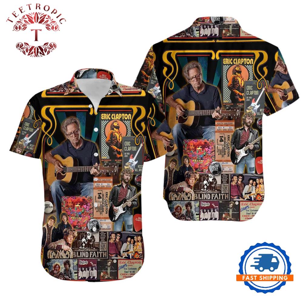 Eric Clapton Rock Band Hawaiian Shirt