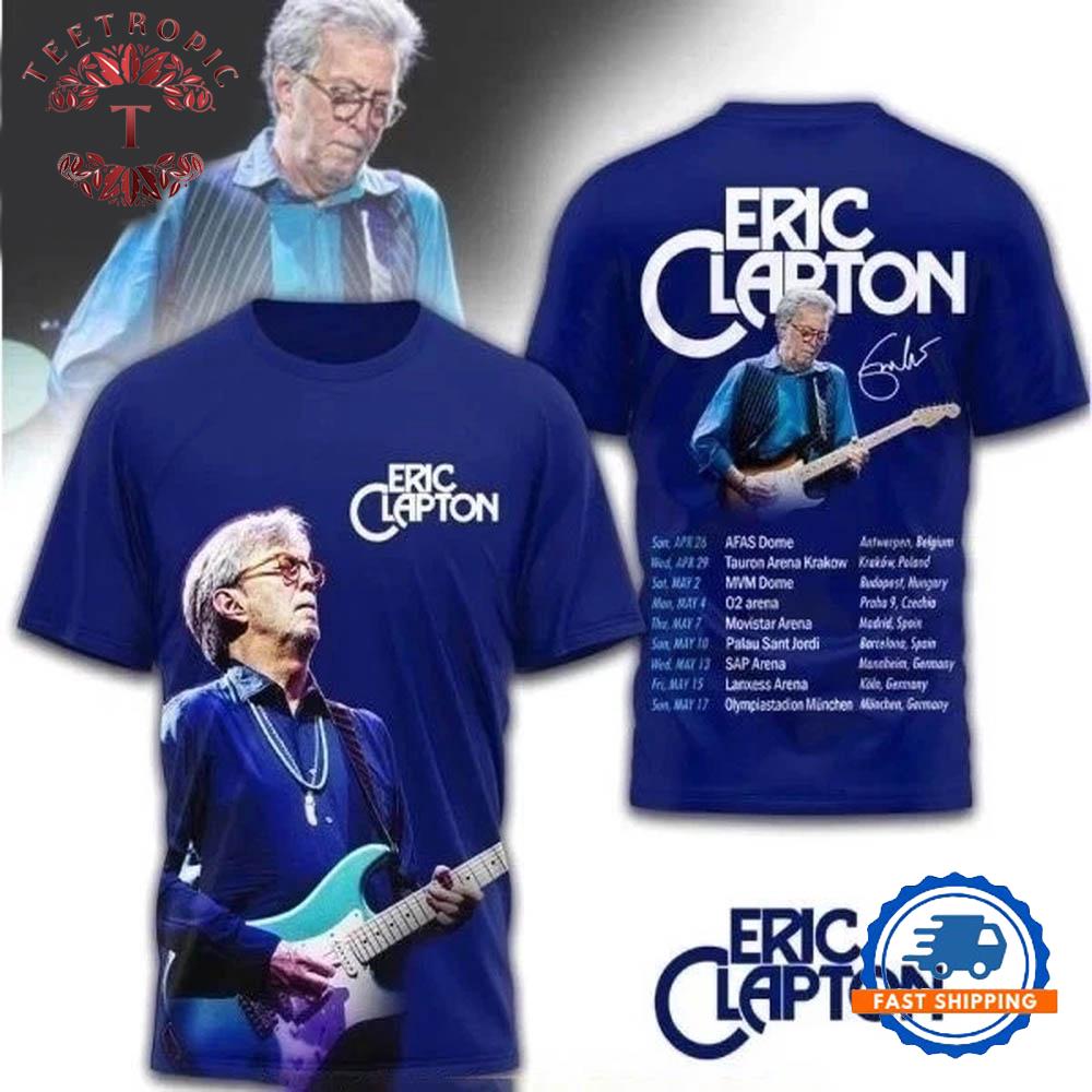 Eric Clapton Tour 2026 T Shirt