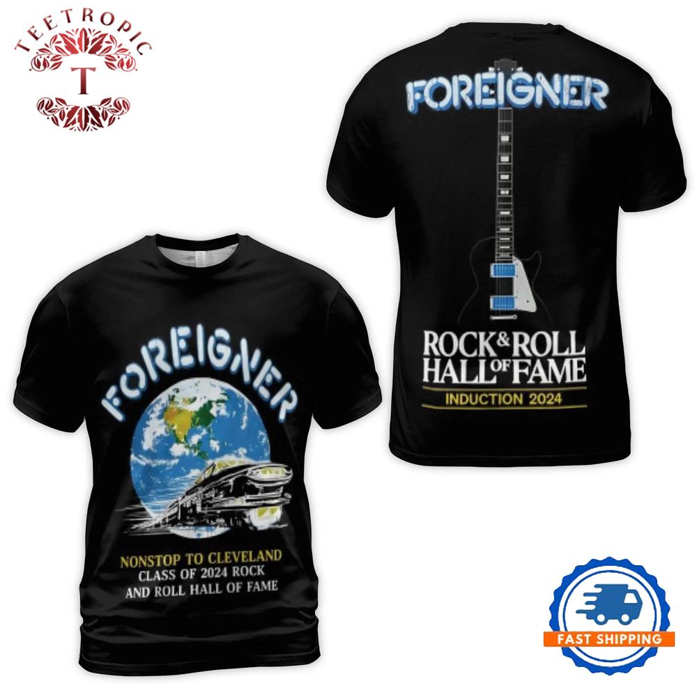 Foreigner Band Rock & Roll Hall Of Fame 3D T-Shirt