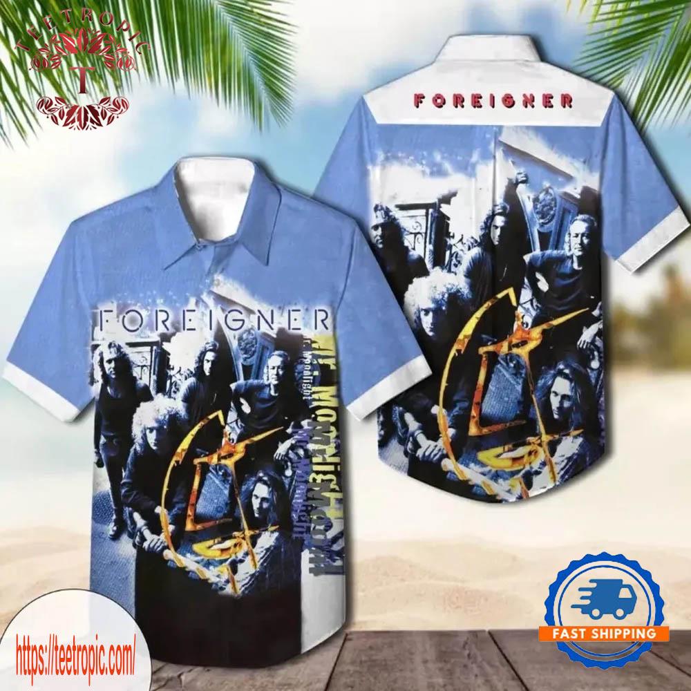 Foreigner Mr. Moonlight Album Cover Hawaiian Shirt