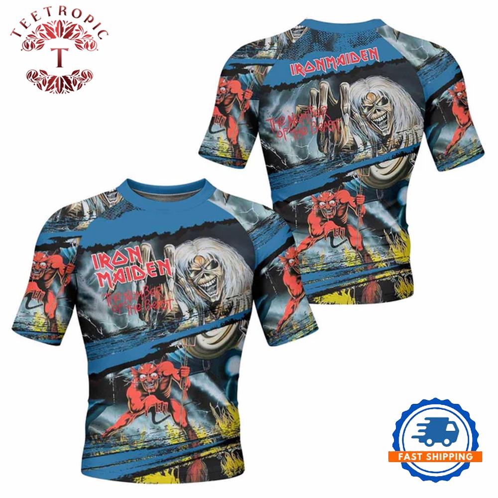 Iron Maiden The Number of the Beast 3D T Shirt