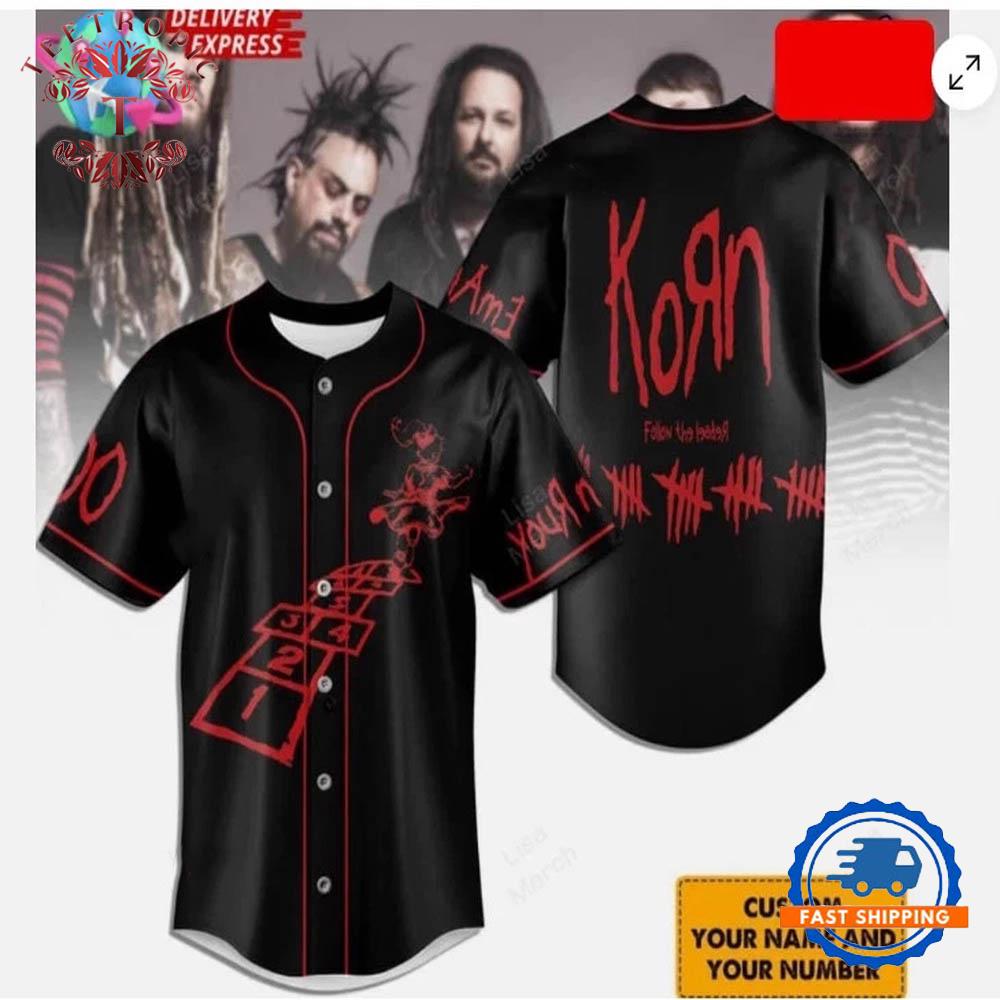 KORN Band Follow The Leader Baseball Jersey