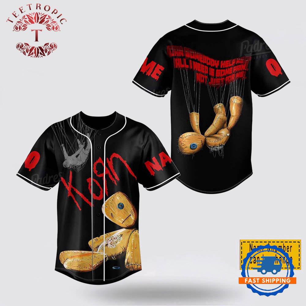 Korn Band Music Baseball Jersey Shirt