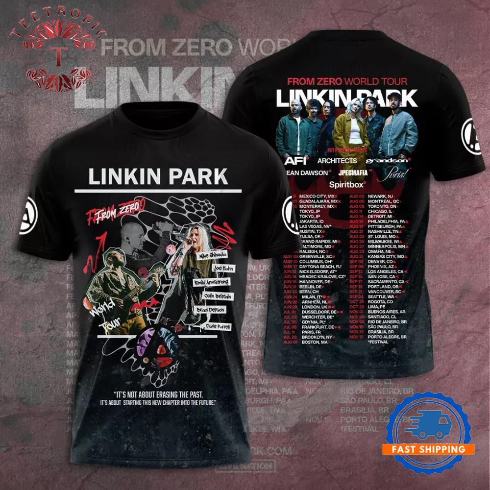 Linkin Park From Zero Tour 3D Shirt