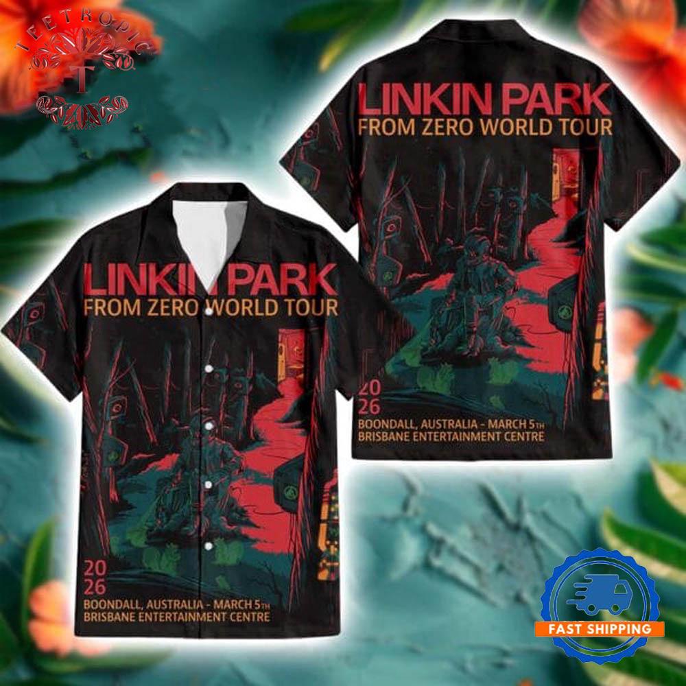 Linkin Park From Zero World Tour Boondall Australia 2026 Hawaiian Shirt