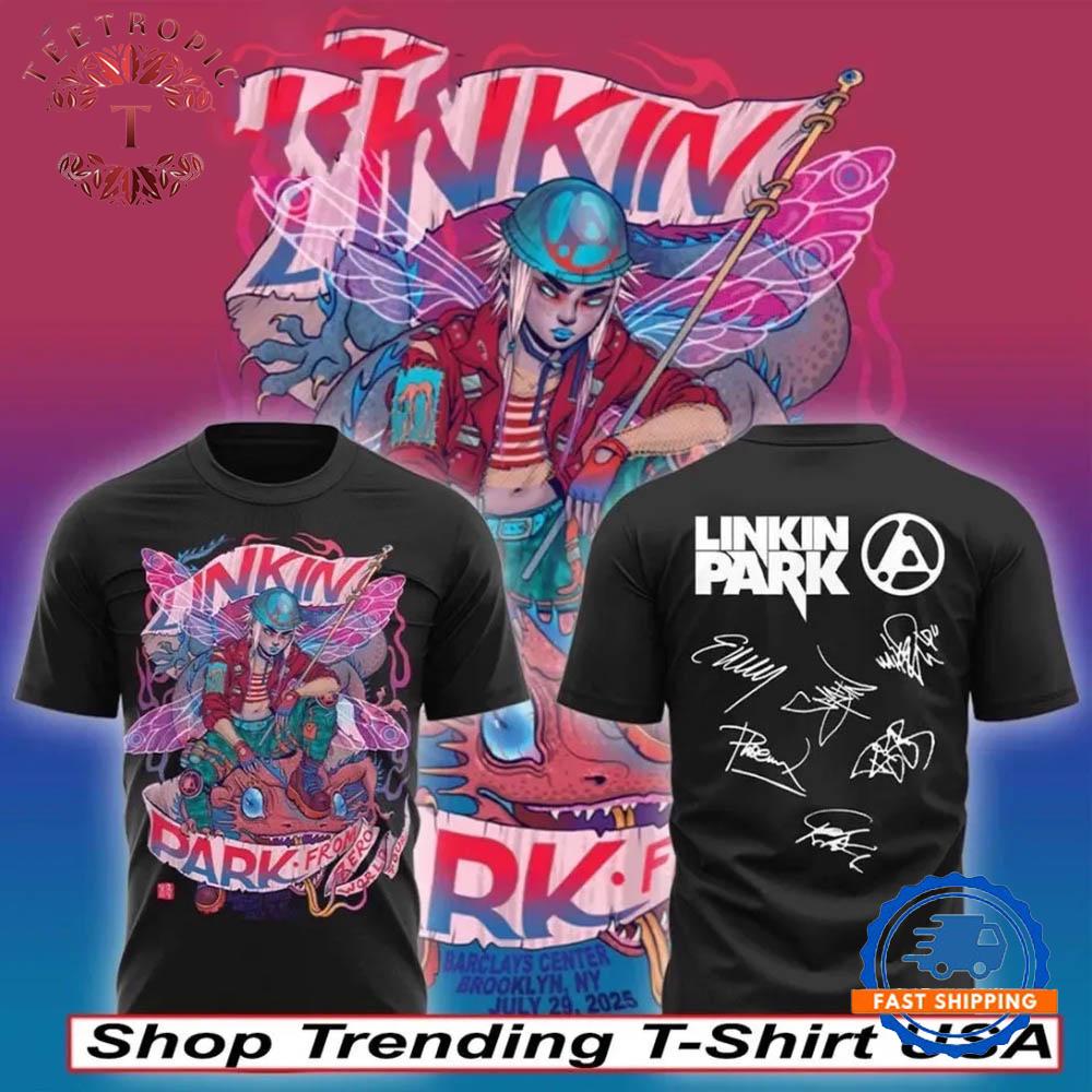 Linkin Park From Zero World Tour x New York Black 3D Shirt