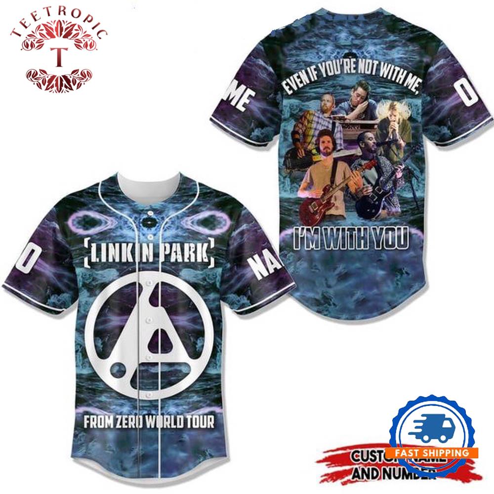 Linkin Park I’m With You In From Zero World Tour Baseball Jersey