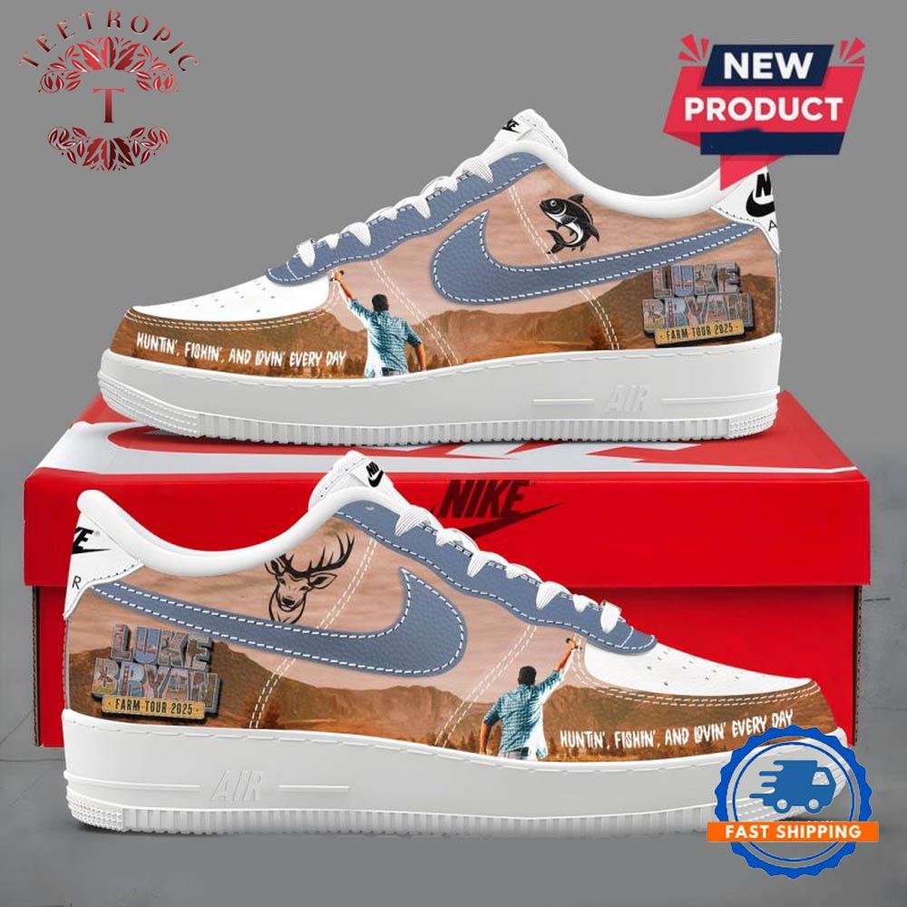 Luke Bryan Farm Tour Air Force 1 Shoes
