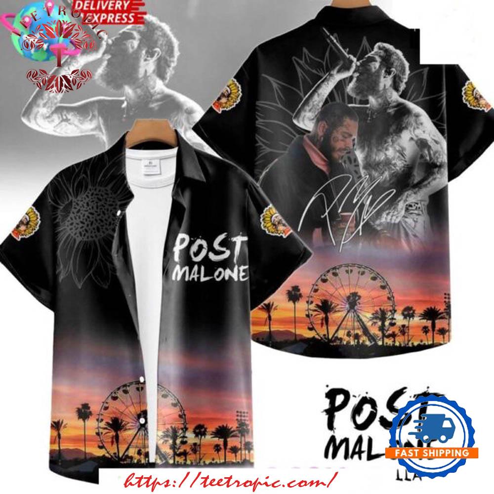 ost Malone Coachella Special Hawaiian Shirt