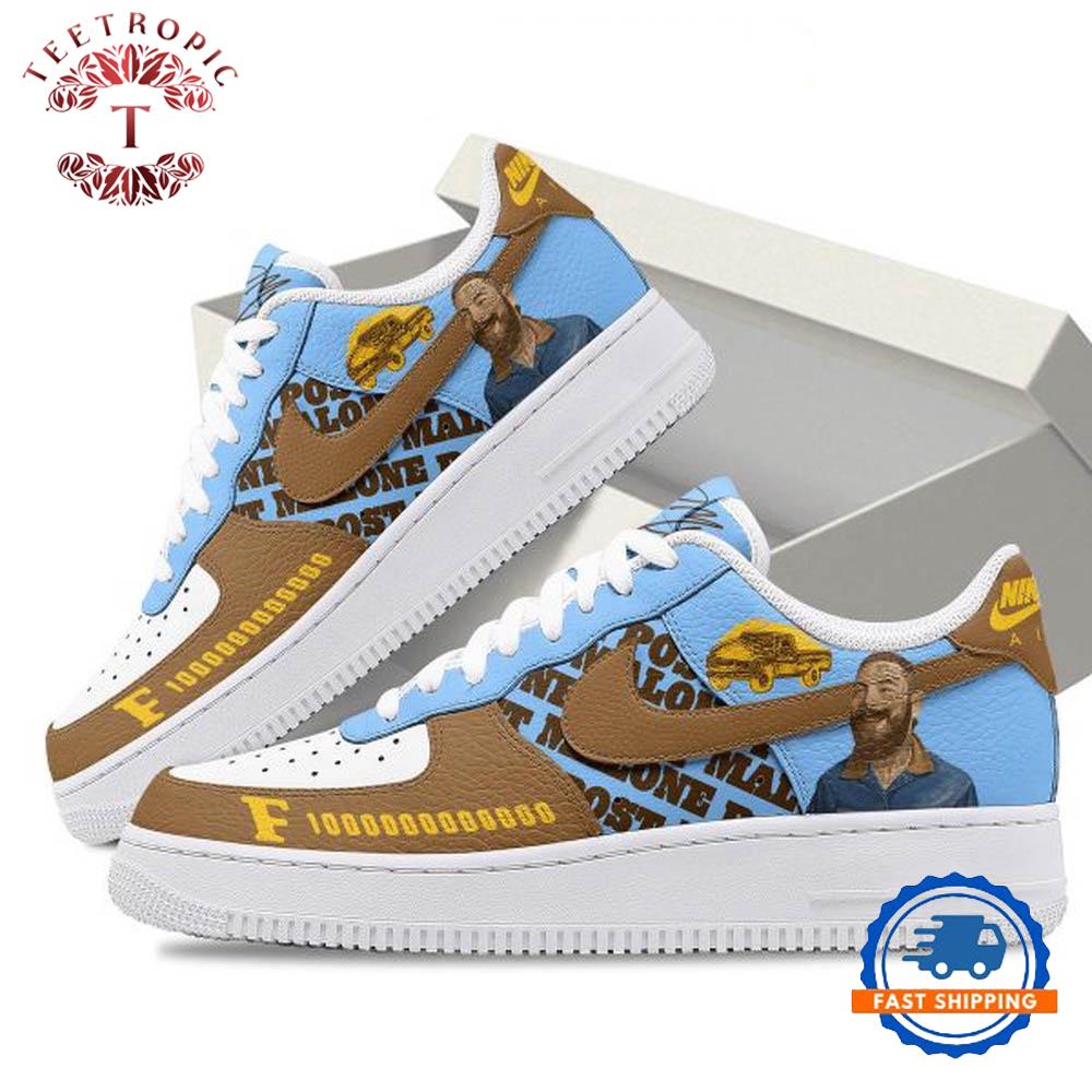 Post Malone F One Trillion Album Celebration Air Force 1 Shoes Sneaker
