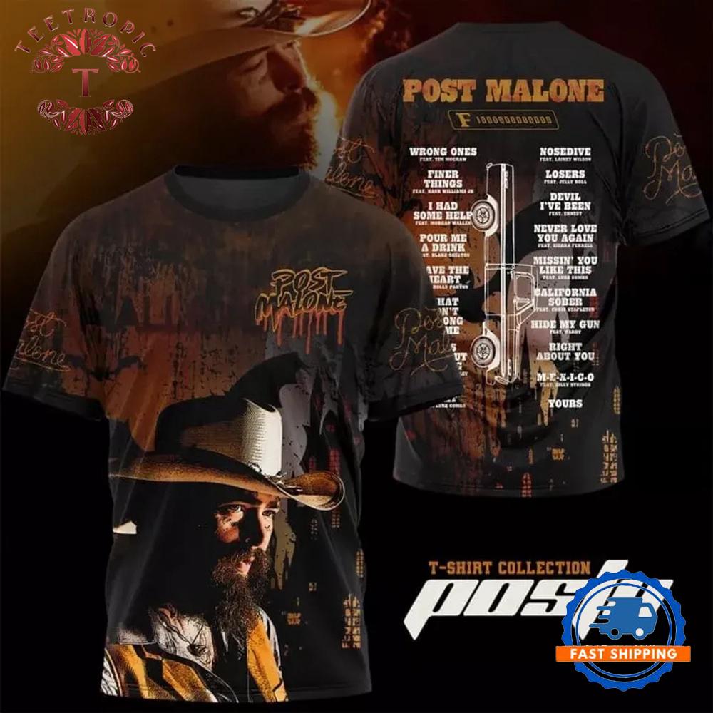 Post Malone F-1 Trillion 3D T Shirt