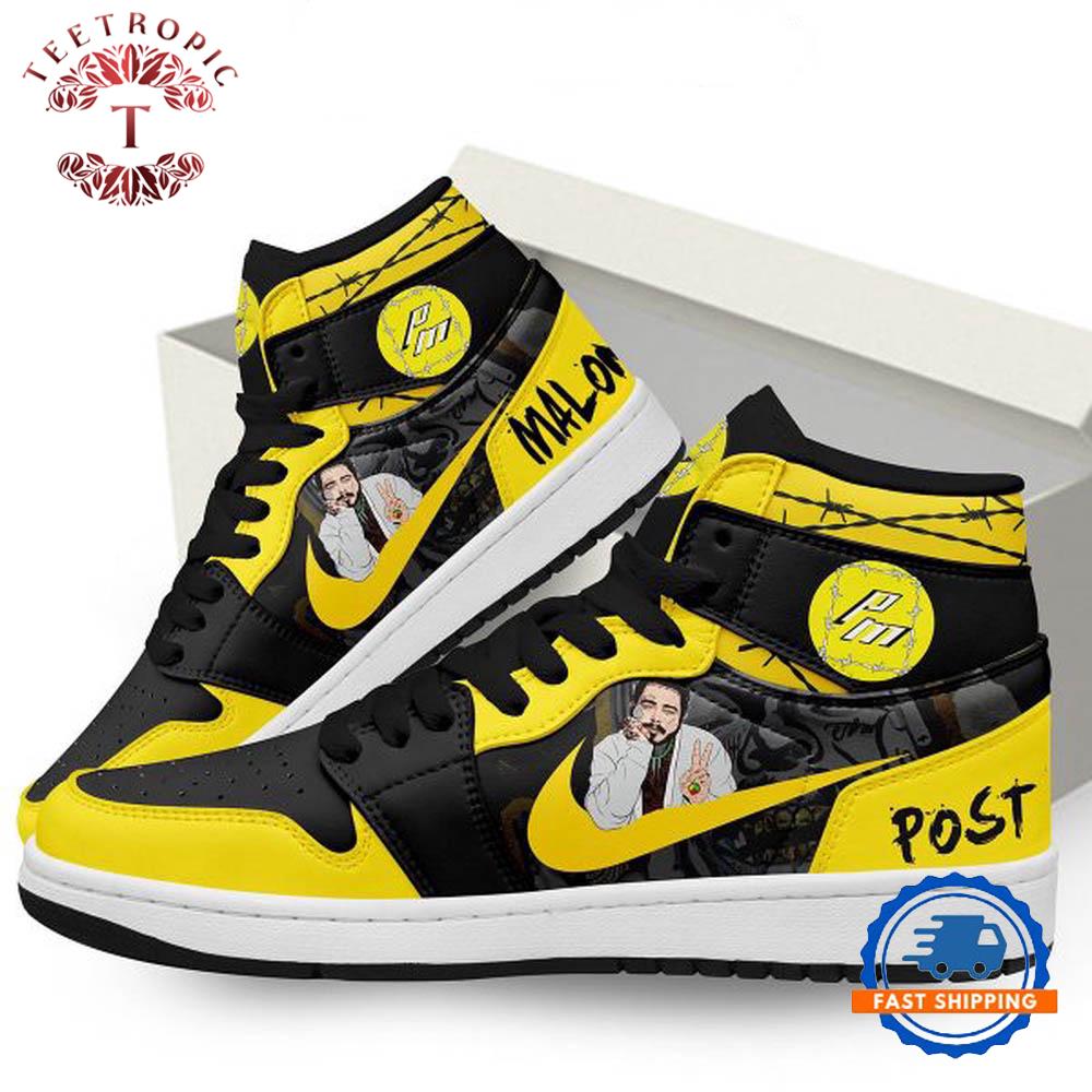 Post Malone I Like You A Happier Song Air Jordan 1 Hightop Shoes